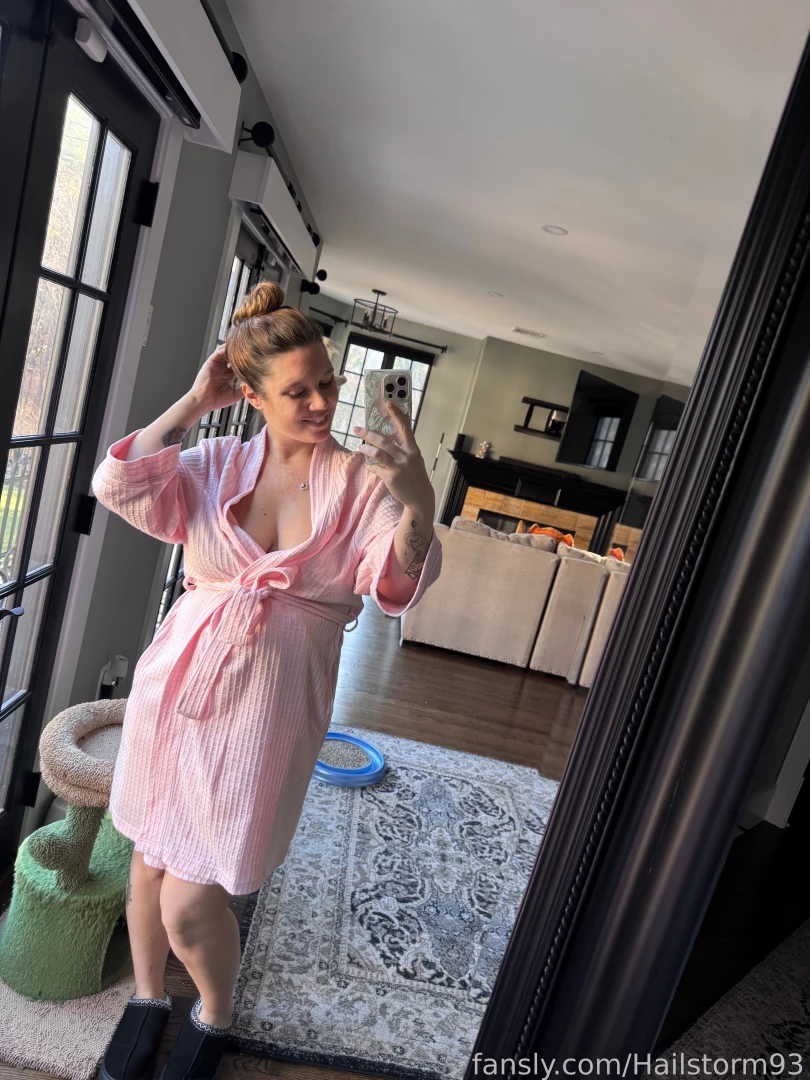 New bathrobe and let s just say it doesn t stay on hope you enjoy this 
