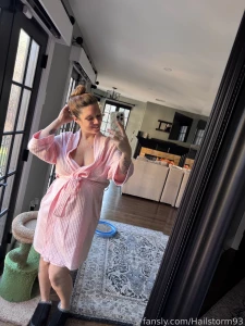 New bathrobe and let s just say it doesn t stay on hope you enjoy this