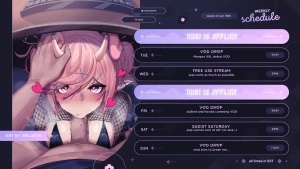 Hi all we have our first weekly schedule here you ll be able to see