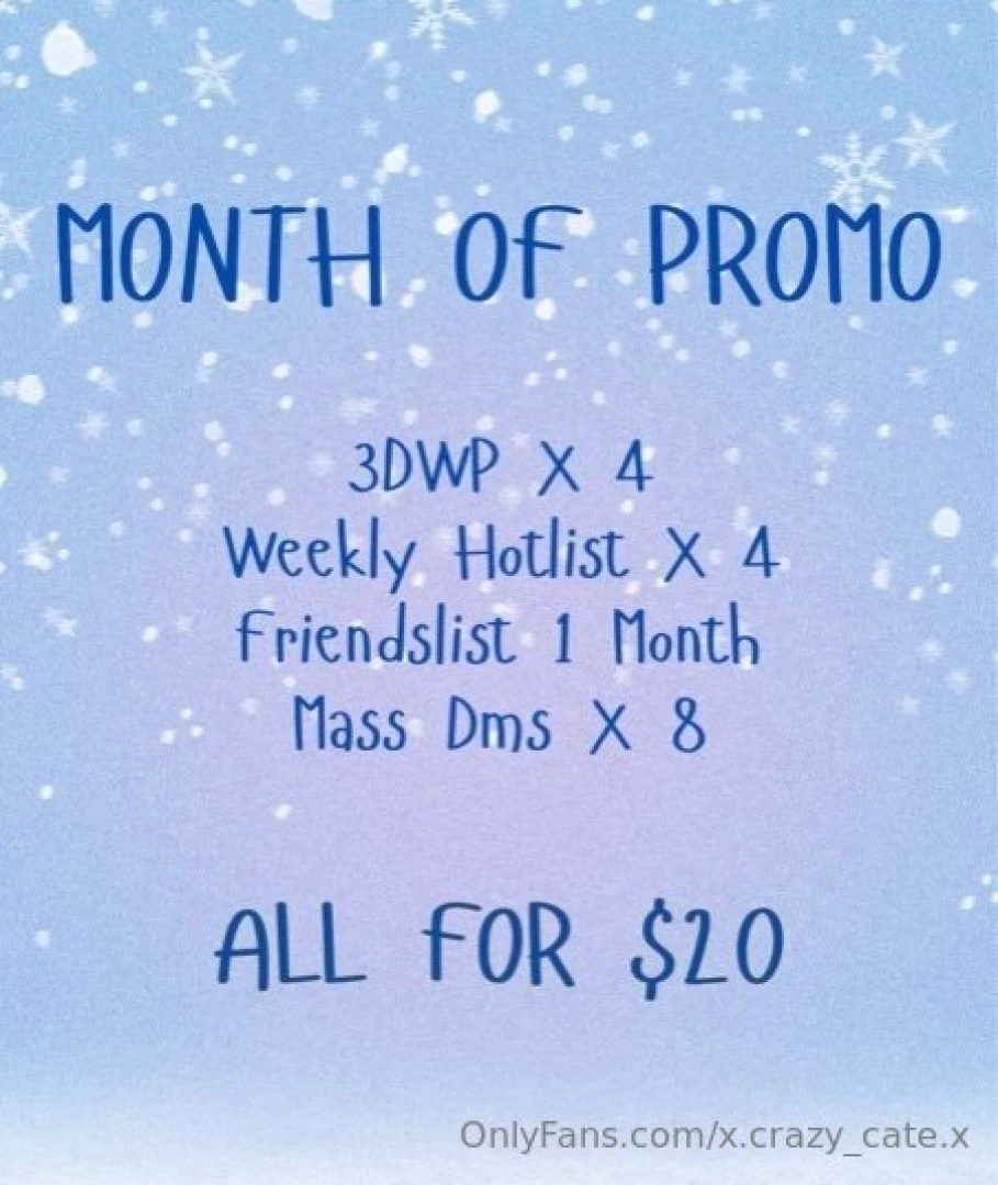1 month promo deal 