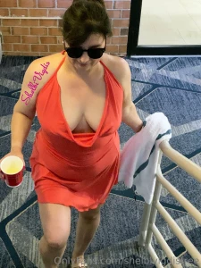 I love how sheer and soft this dress is - check out my vip to see it