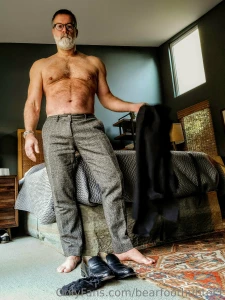 You caught sir in his bedroom changing out of his dress pants and part 4