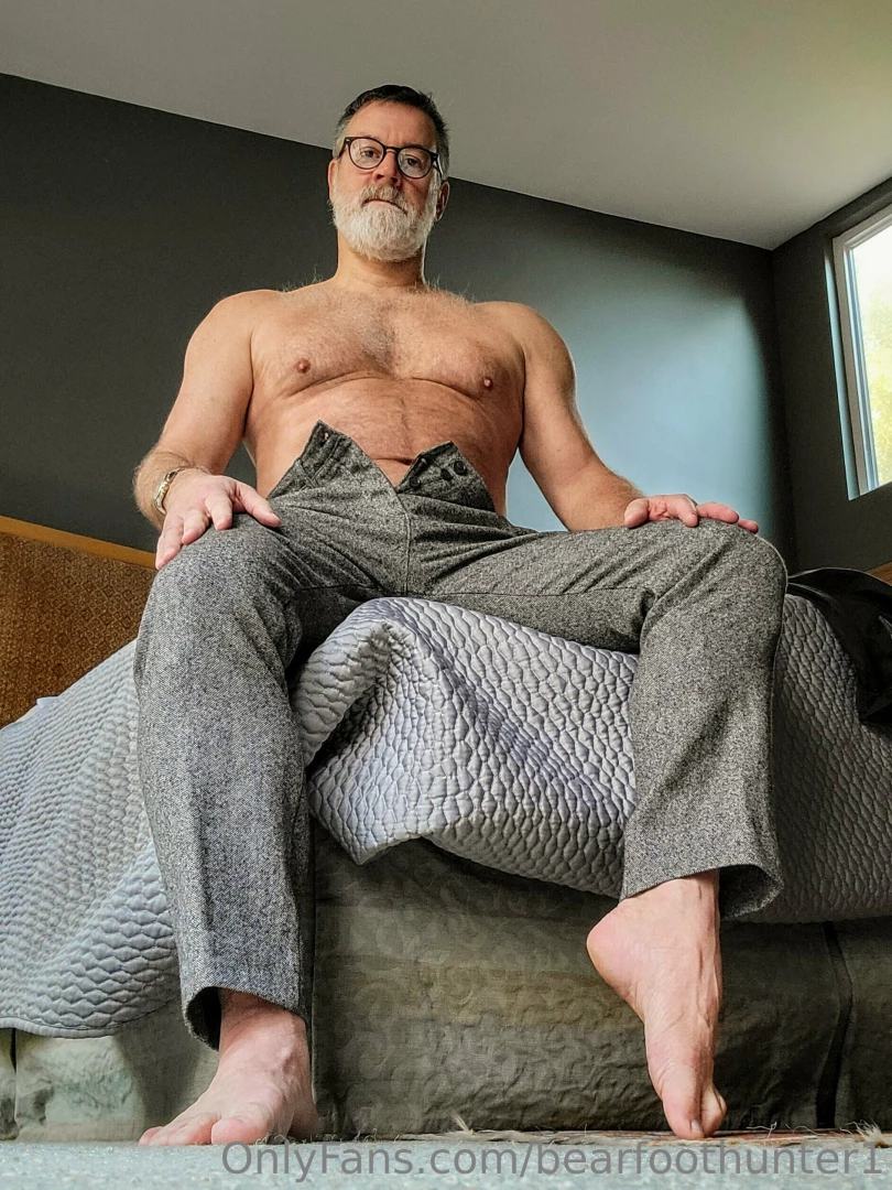 You caught sir in his bedroom changing out of his dress pants and part 2 