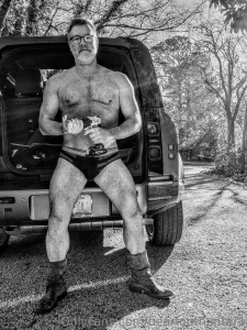 Sir stripping down getting in the tool bag and getting his drill out part 6