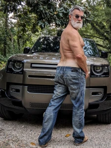 Dad might need a helping hand after this shirtless drive you willing part 1