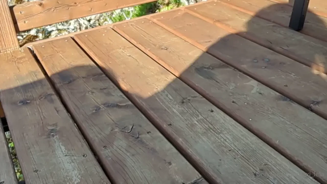 Looking at my shadow i caught my ass jiggling like a waterbed without 