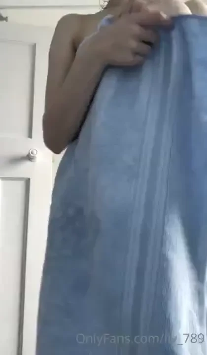 Fresh out of the bath feeling hot and steamy 