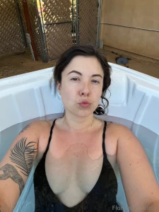 Get in the water s warm and soothing