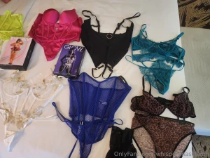 This weekends arsenal lol couldn t decide what lingerie to bring part 1