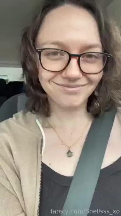 Driving is more fun when you re small titties are out outdoor public 