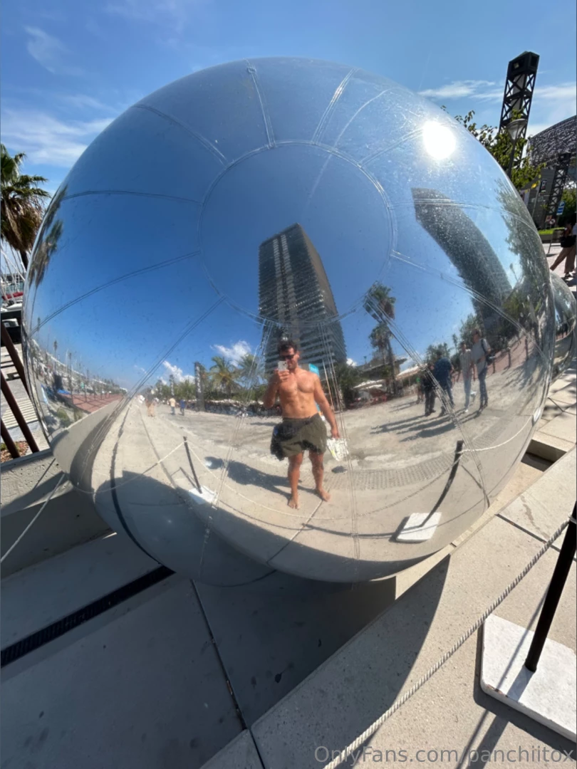 Moment before going to the nudist beach in barcelona 