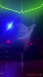 A little pole work the other night actively looking for new female