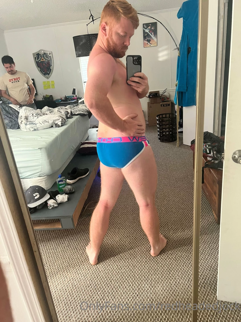 I love how the ball pouch makes my dick look big part 4 