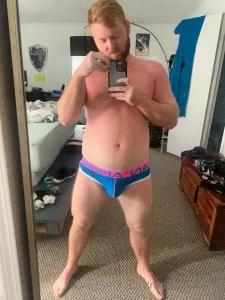 I love how the ball pouch makes my dick look big part 3