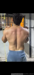 Today was a hard training day for you to see my body