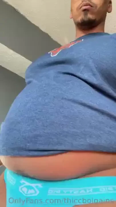 Even without trying this gut just keeps growing guys what s happening 
