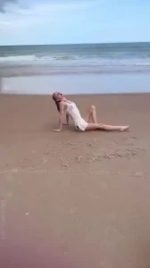 Need a beach babe behind the scenes from some pics you may have seen