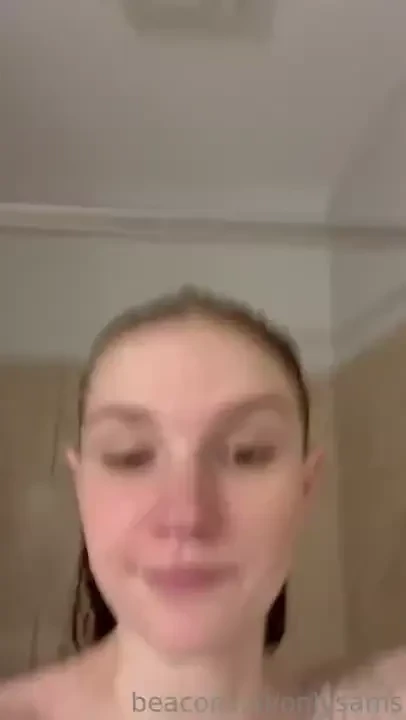 Took a shower here s my cheeks 