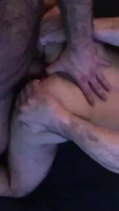 Hot fuck 3some pounding a hot hairy hole with carloslindo muscle daddy