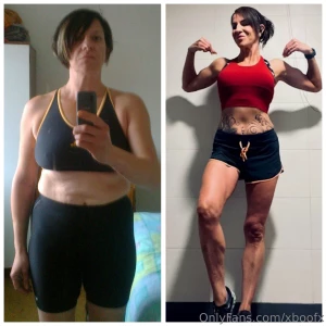6 years on 5 stone down two completely different lives