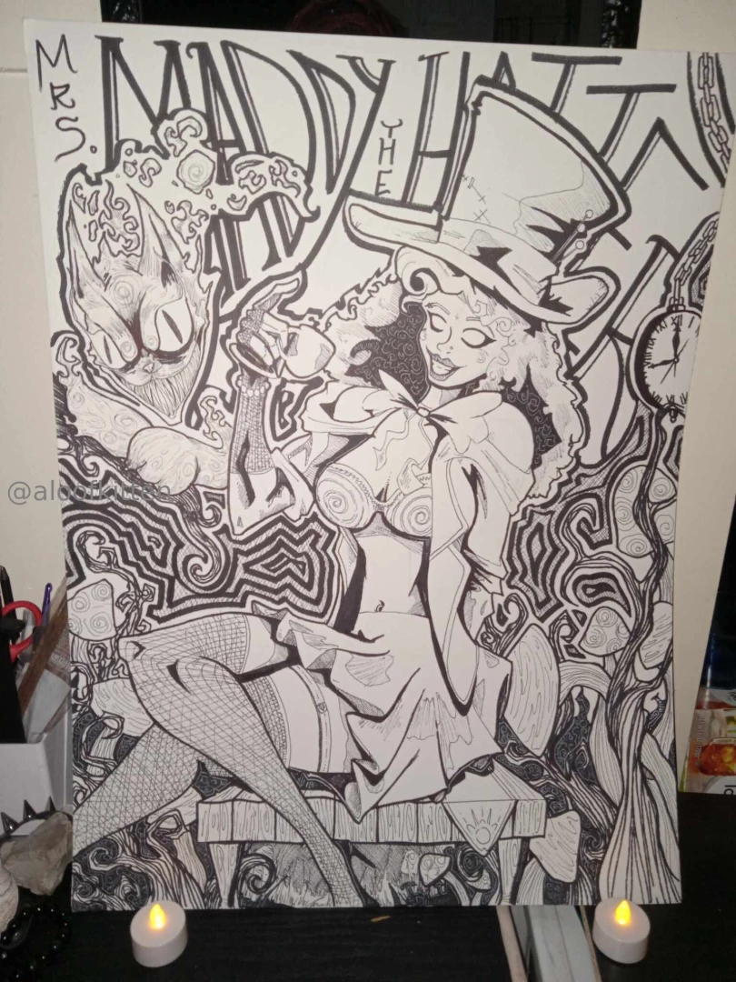 Finished a doodle for a larp event soon lt 3 part 1 