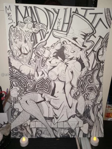 Finished a doodle for a larp event soon lt 3 part 1