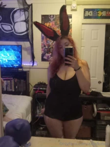 While i was sick my bunny outfit stuff came in hope im a good playboy part 2