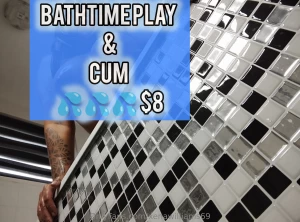 15 mins from bath to bed what a horny day