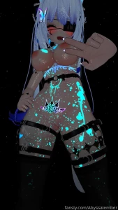 Do you like it when i glow in the dark vrchat booth maya