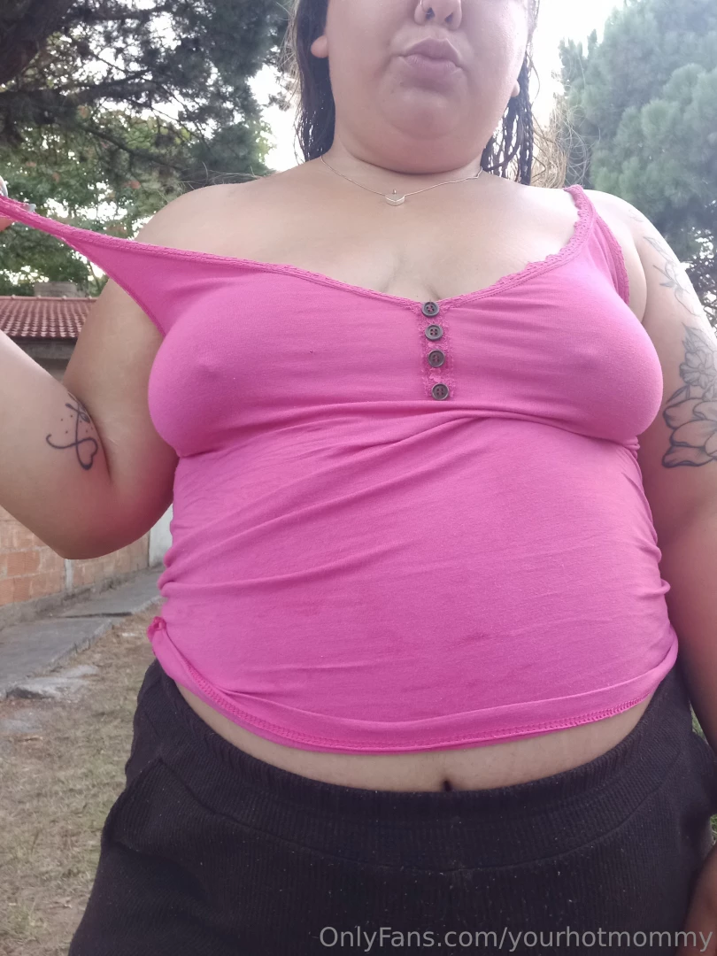 I didn t wear a bra today 