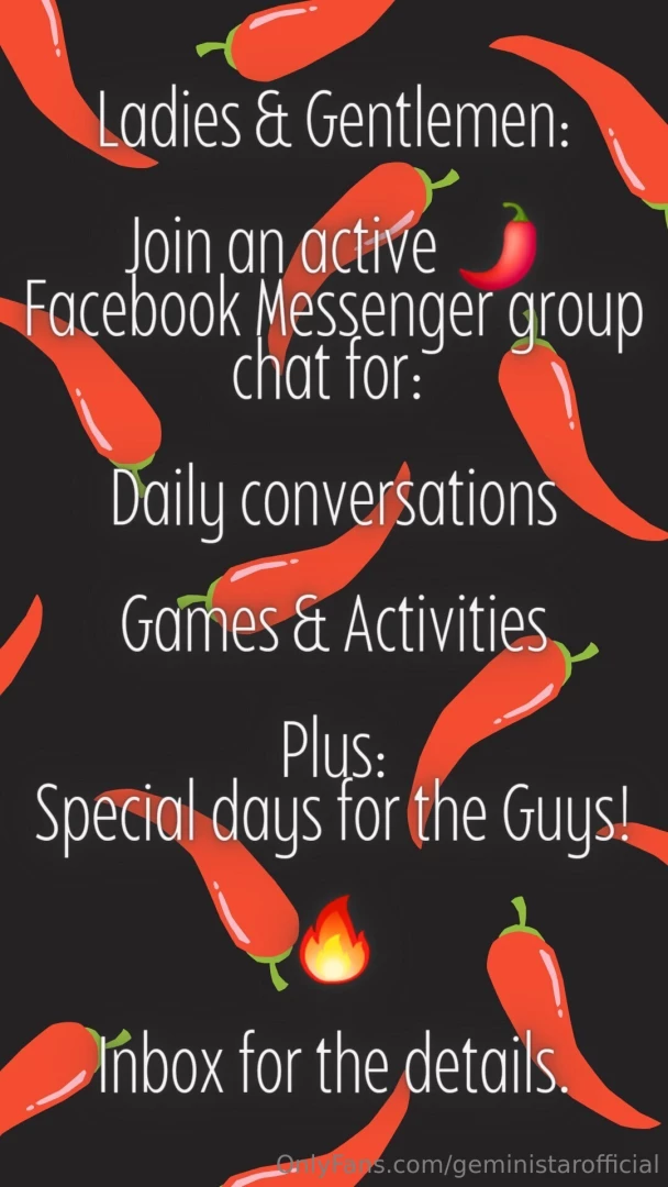 Do you want to join an active fb messenger group chat we chat play 