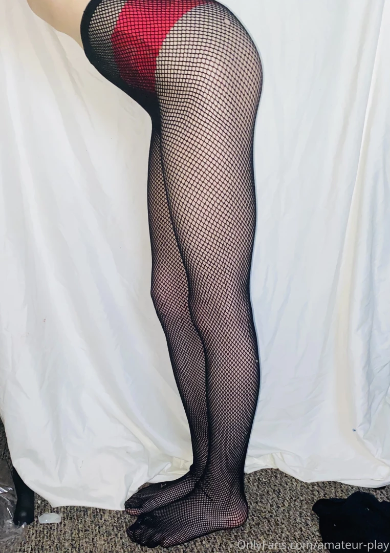 Do you like these fishnet stockings baby part 1 