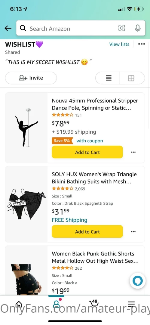 Just added a wishlist link to my bio for all of you that want to spend 