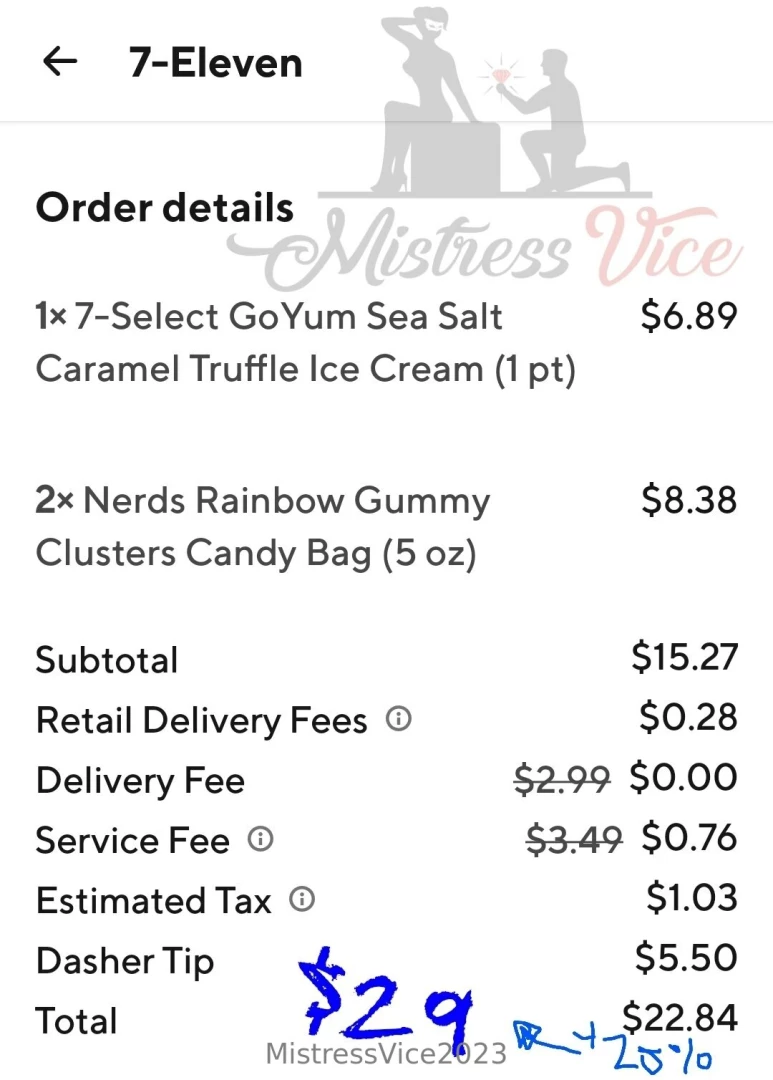 Reimburse me for my weakness 