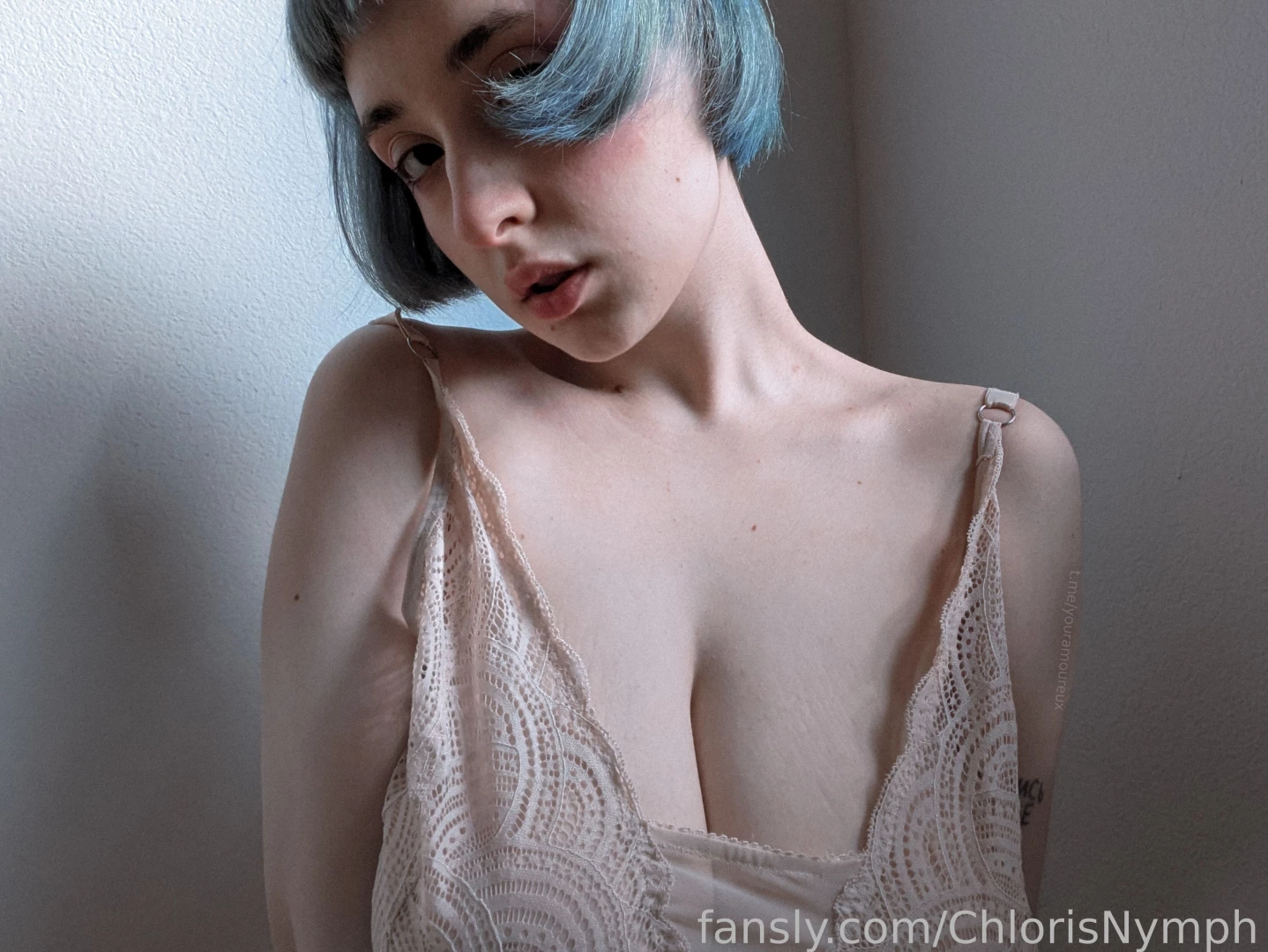 Sweet fairy boobs tits bigboobs gentle bigtits bluehair part 5 