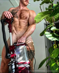 Cleaning the house naked is always a plus