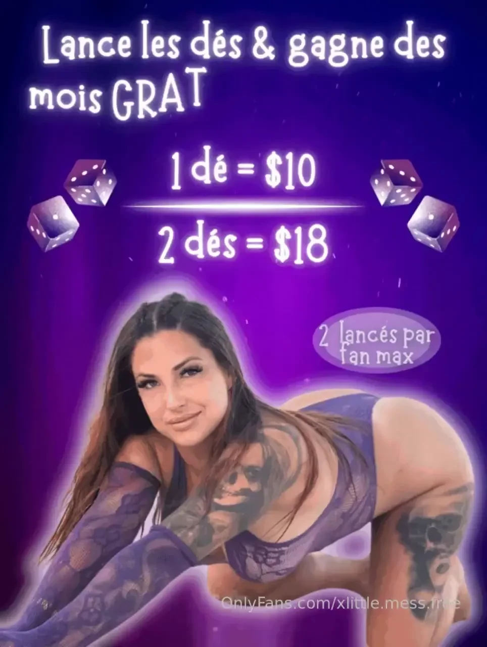 Combien de mois sur xlittle mess gagneras-tu lance les d s pour le 