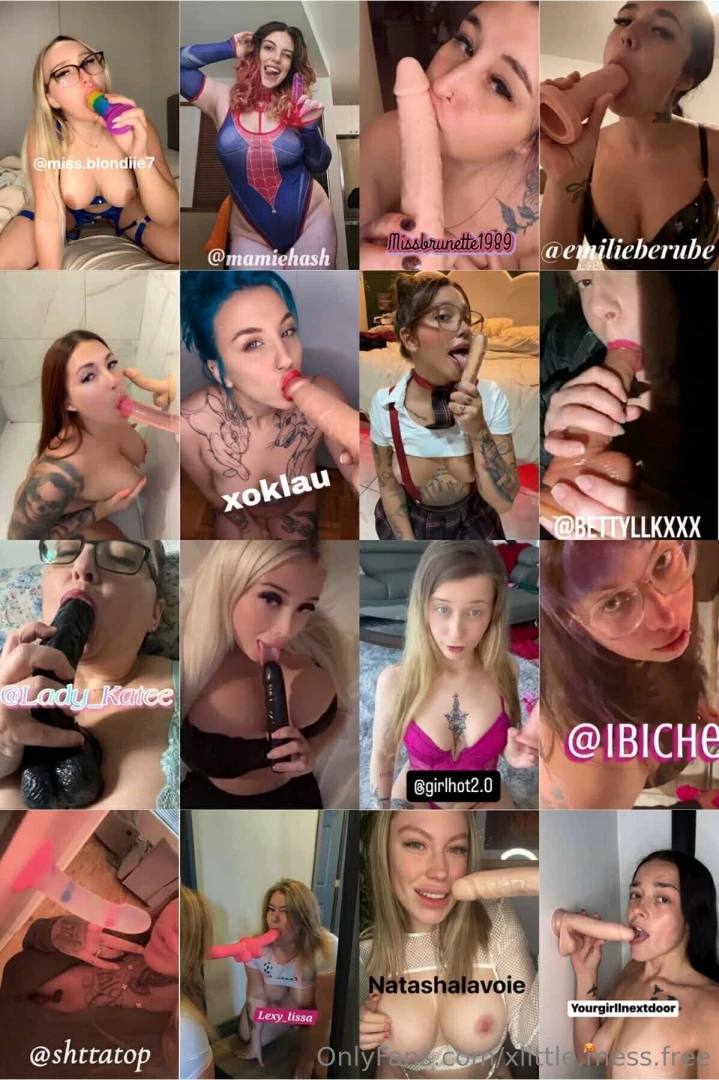 16 sluts qui adorent sucer tout ce qu elles ont la porter de la main 