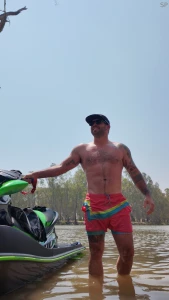 Hitting the murray river on the jet skis australia is amazing