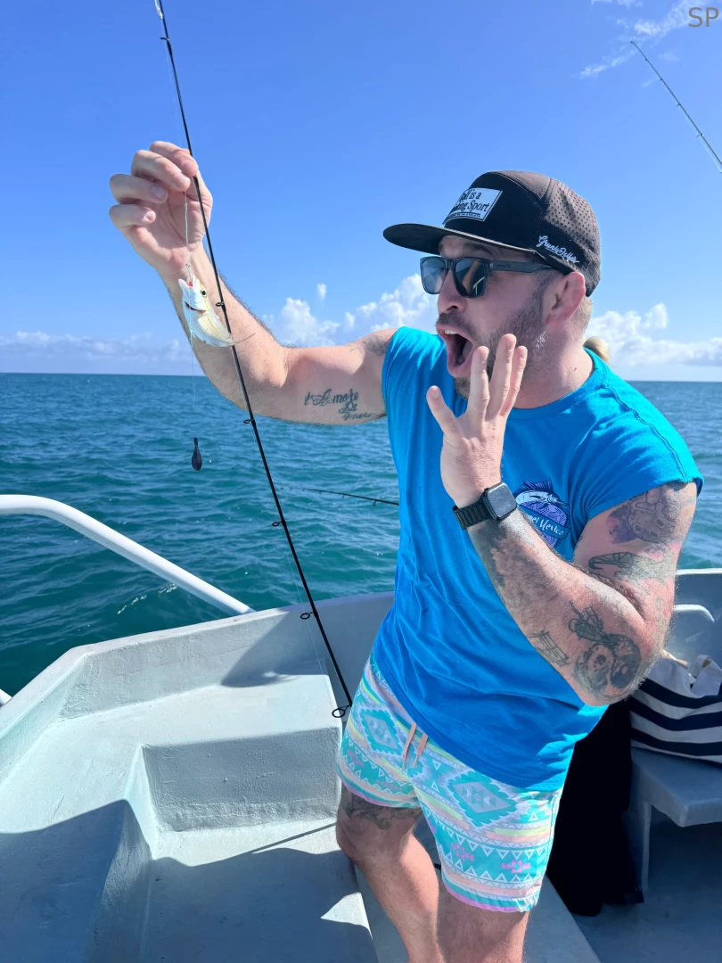 Caught an absolute monster fish in belize 