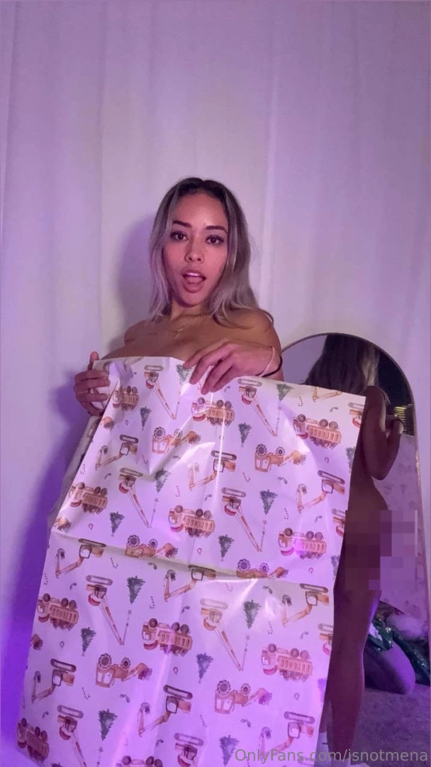 Sorry i didn t have time to wrap your gift 