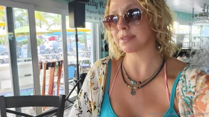 A little beach side happy hour nothin like a frosty glass on