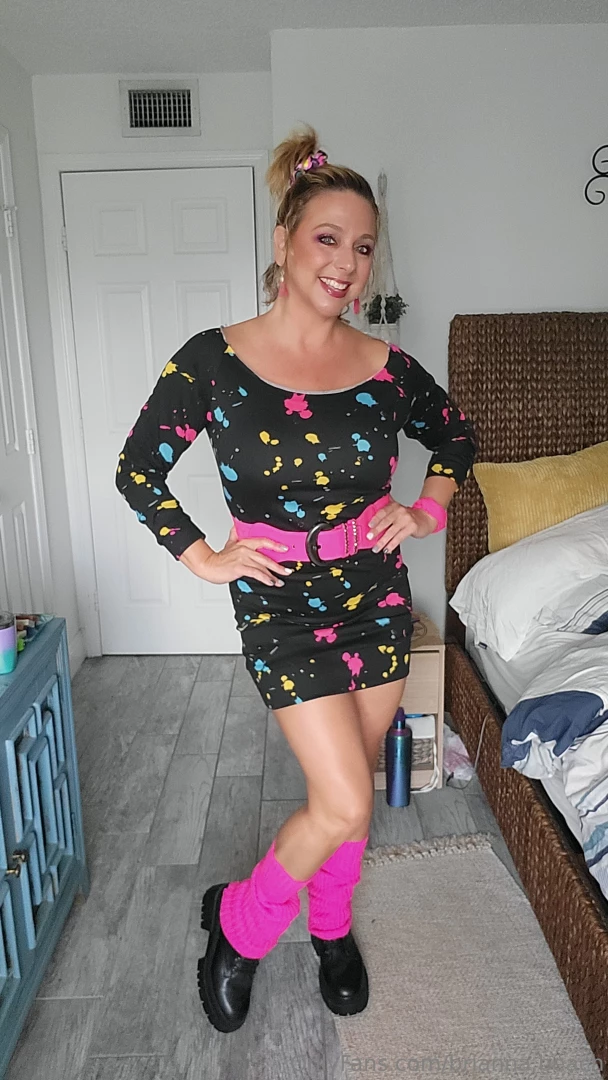 Think i ll sport this 80 s retro look for halloween this year complete 