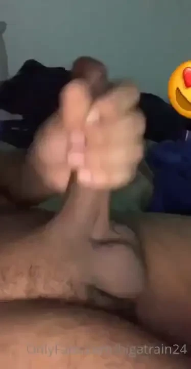 You like when daddy spits on his cock then strokes it for you baby 