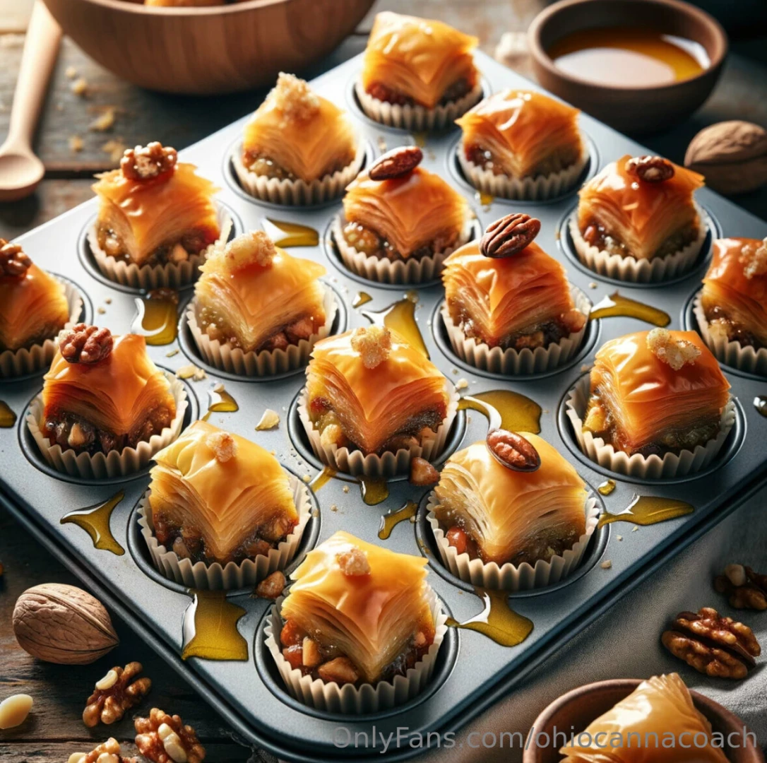 Crafting cannabis-infused culinary delights baklava bites with reclaim 