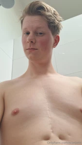 Time for a shower can you tell by my pink cheeks i got hot from the part 5