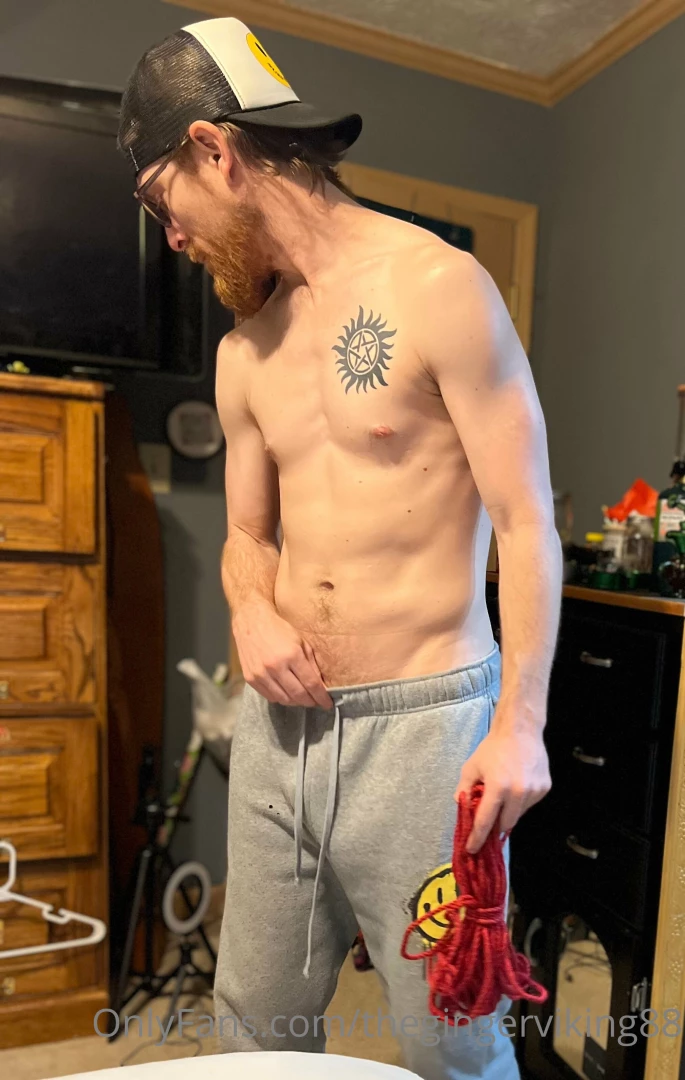 Rope in hand trying to find the restraints 