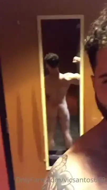 Sweaty after gym sesh in the locker rooms 