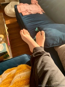 Fresh pedicure i chose a color called vanilla frosting hehe