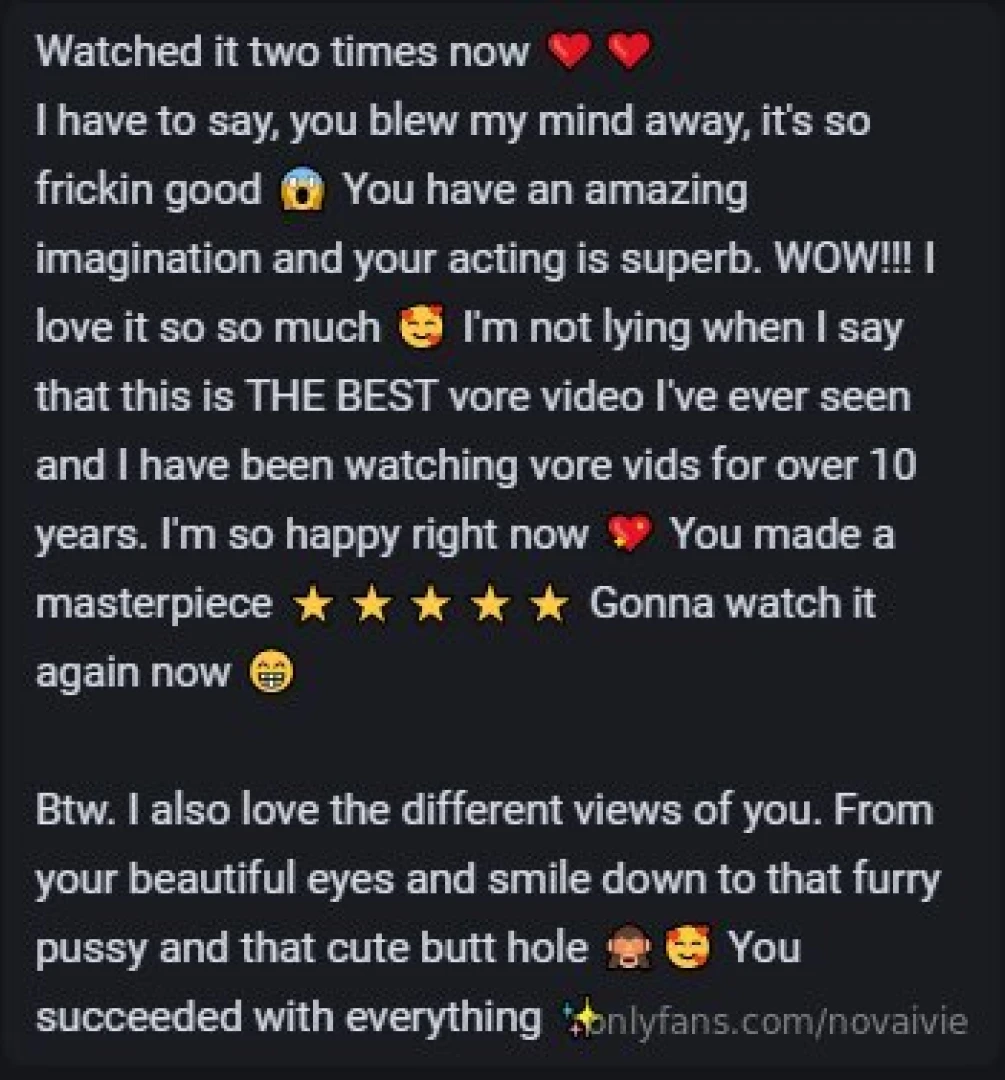 Thank you so much for allowing me to bring your dream to life nothing 